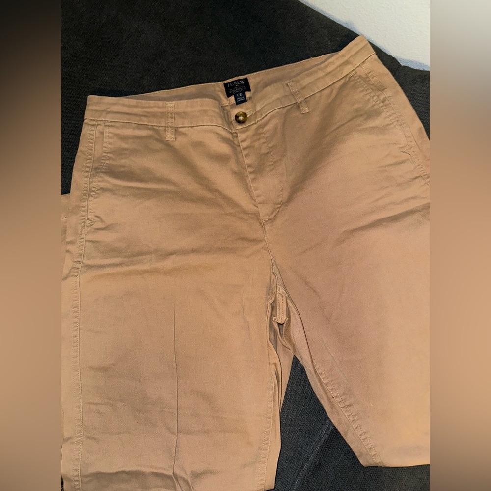 JCrew High-Rise Girlfriend Chino